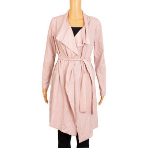 Prettygarden Lightweight Self-tie Cardigan Pink Size S